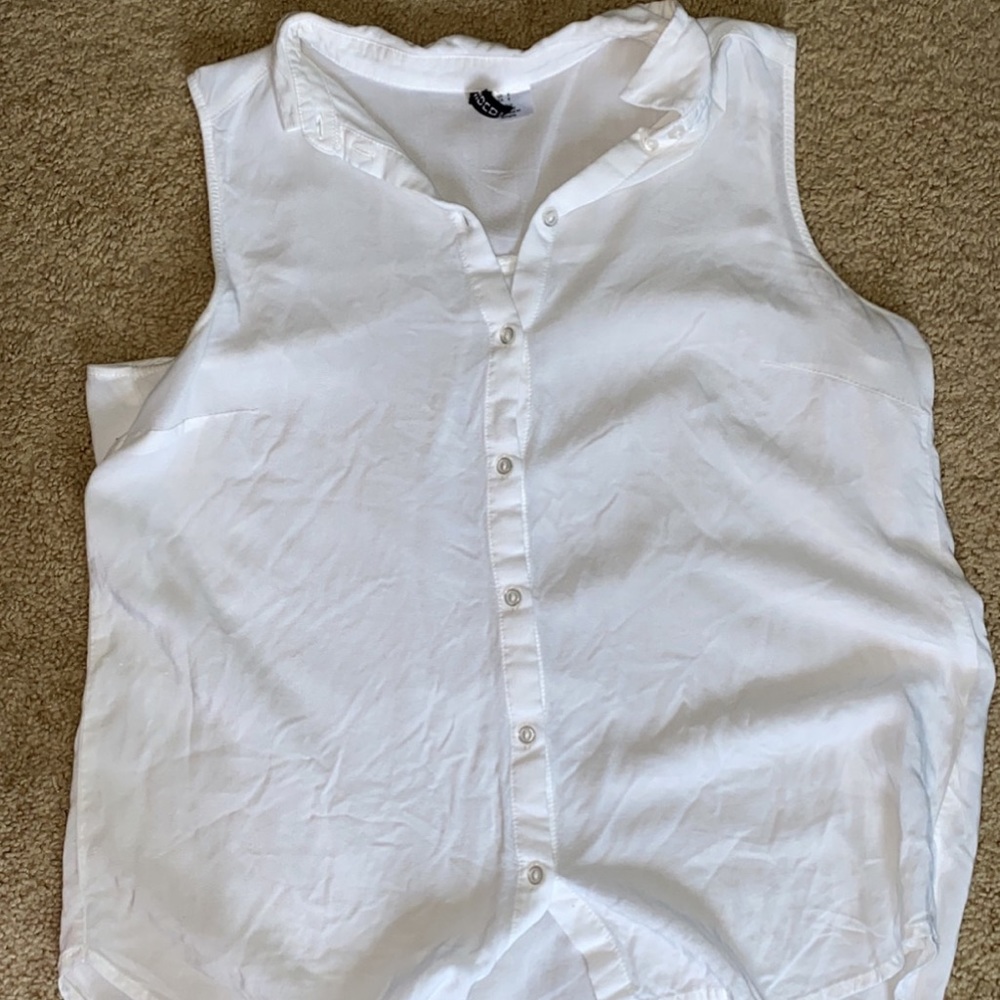 Collared Tank Top